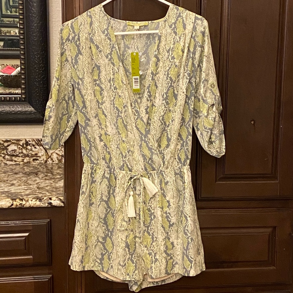 Gianni Bini Snake print Romper